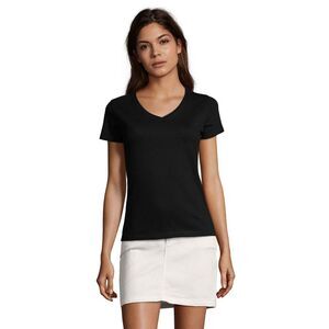 SOLS Womens/Ladies Imperial V Neck / Deep Black